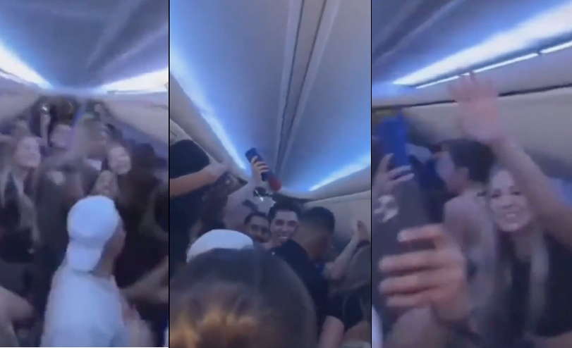 Influencers canadienses son multados por fiesta en vuelo a Cancún