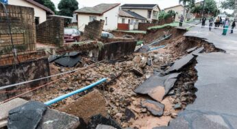 Suman más de 300 muertos por inundaciones en Sudáfrica