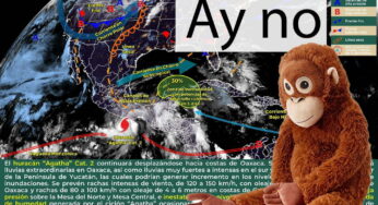 Lluvias, lluvias y más lluvias, preparen sus paraguas en Cancún