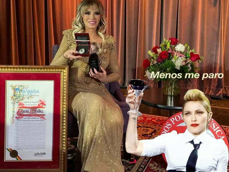 Lucía Méndez es galardonada por sus 50 años de trayectoria