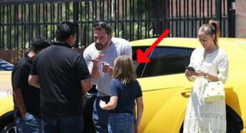Hijo de 10 años de JLo y Ben choca su Lamborghini