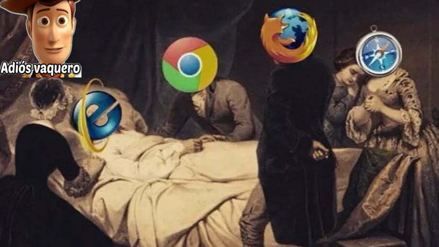 internet explorer se despide