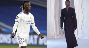 El primer futbolista en modelar para Balenciaga