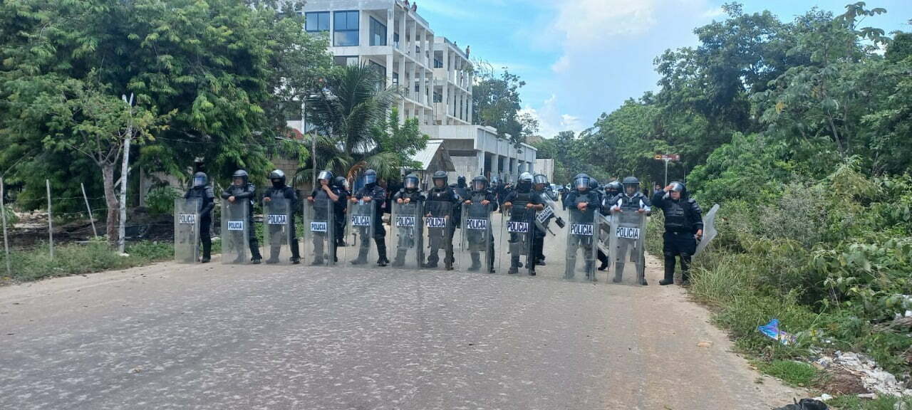 Fracasa intento de desalojo en Tulum