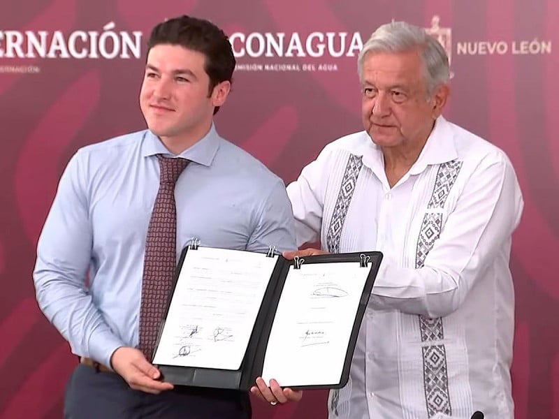 López Obrador, venga más seguido, porque trae lluvias: Samuel García