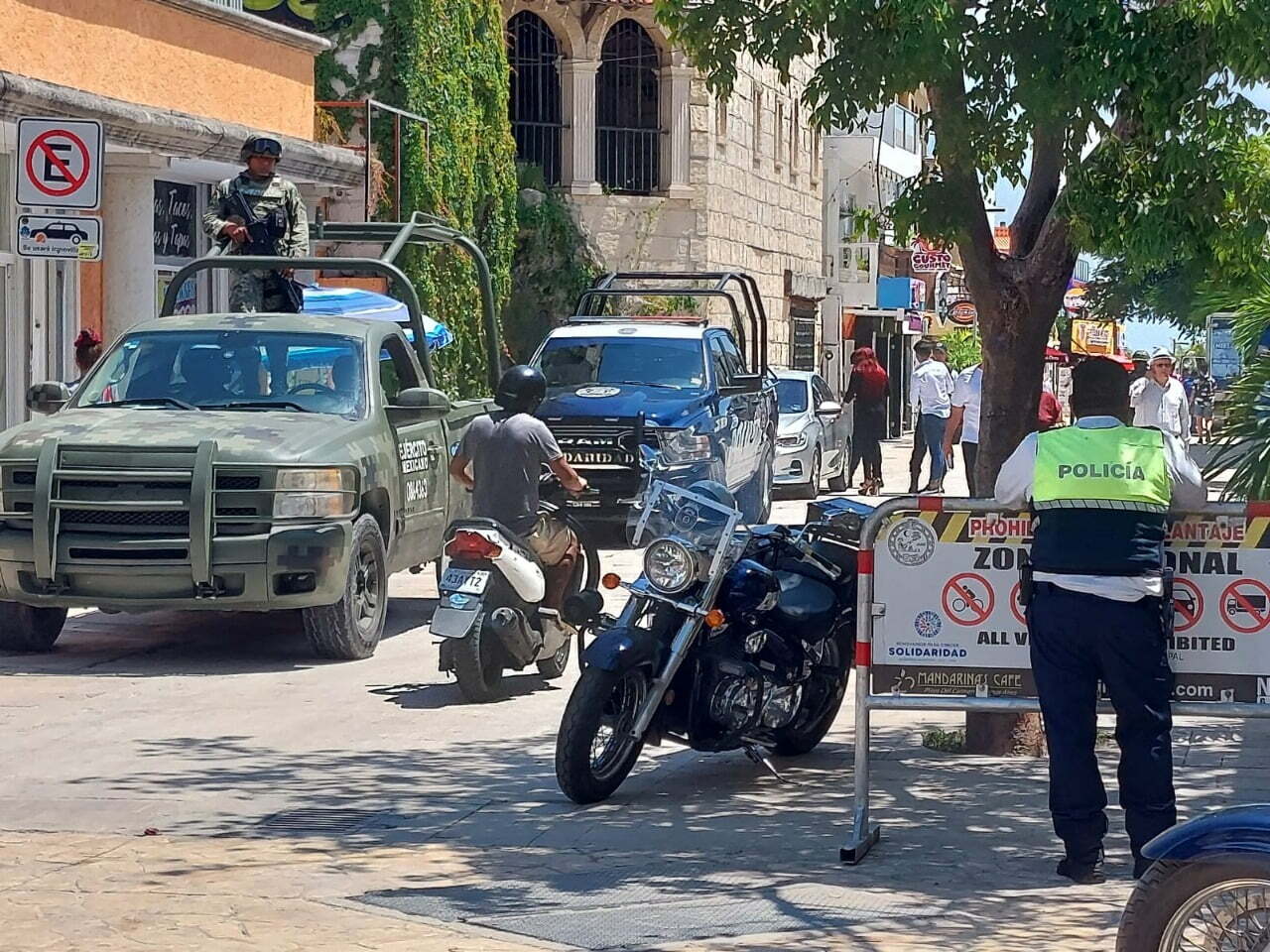 Jóvenes fingen asalto para poder quedarse con el dinero de la nómina en Playa del Carmen