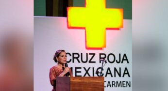 Reconoce Mara Lezama compromiso de la Cruz Roja con las causas sociales