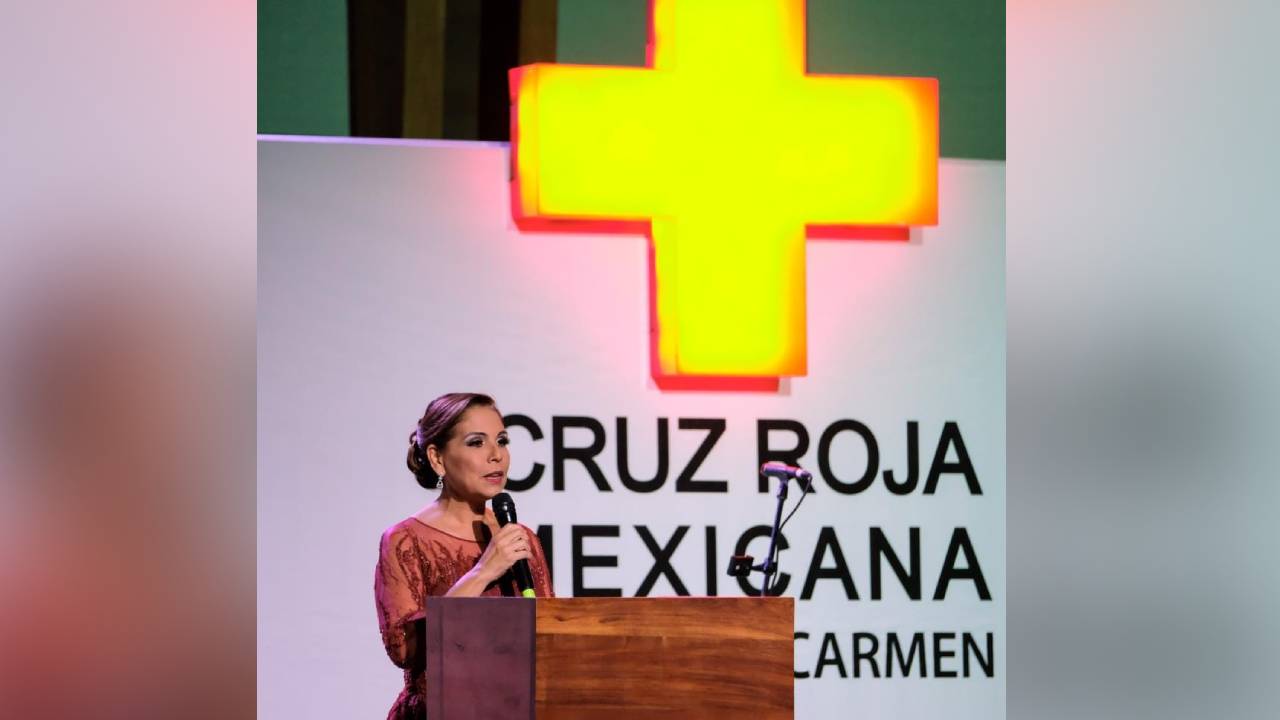 Reconoce Mara Lezama compromiso de la Cruz Roja con las causas sociales