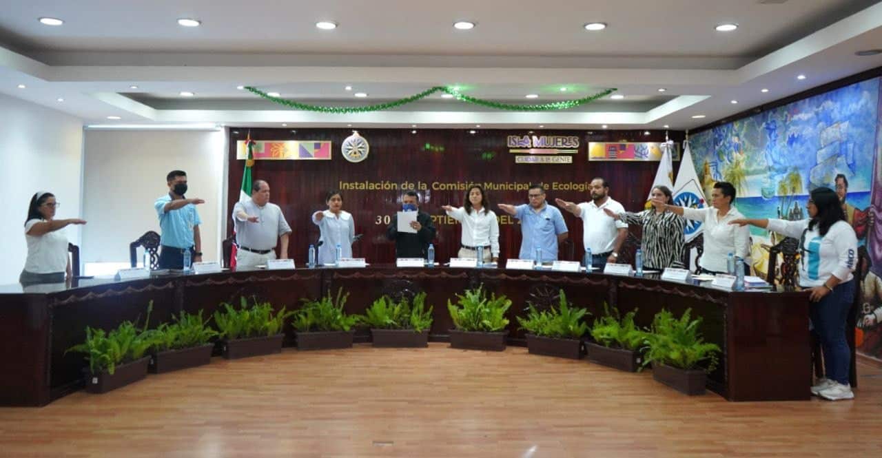 Instalan la Comisión Municipal de Ecología en Isla Mujeres