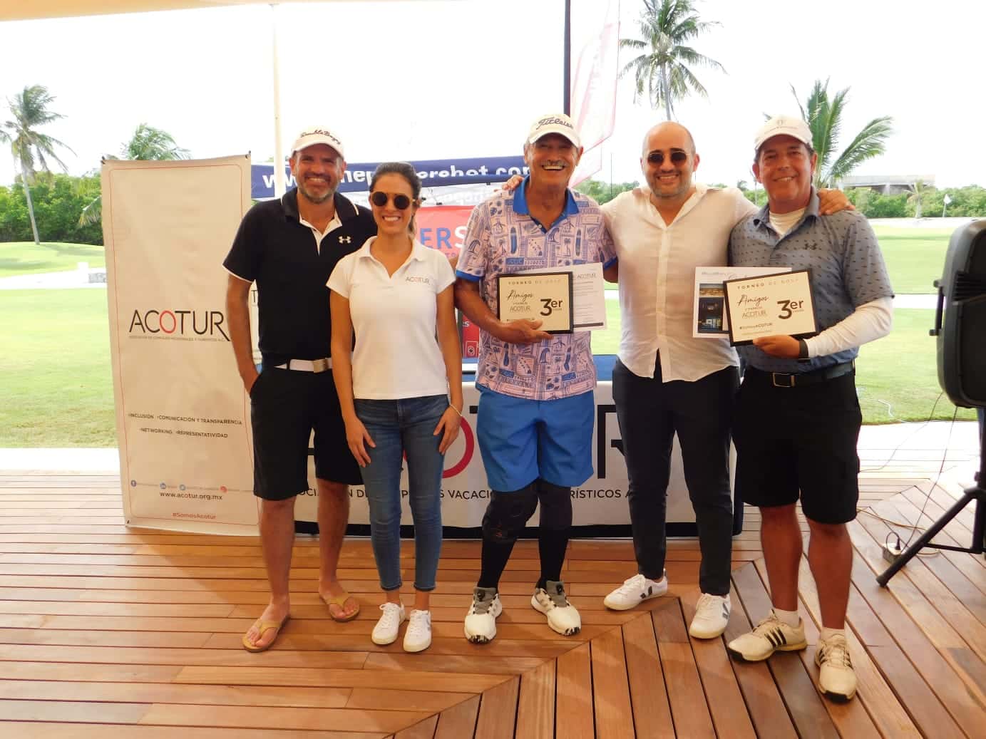 Celebran Primer Torneo de Golf ACOTUR