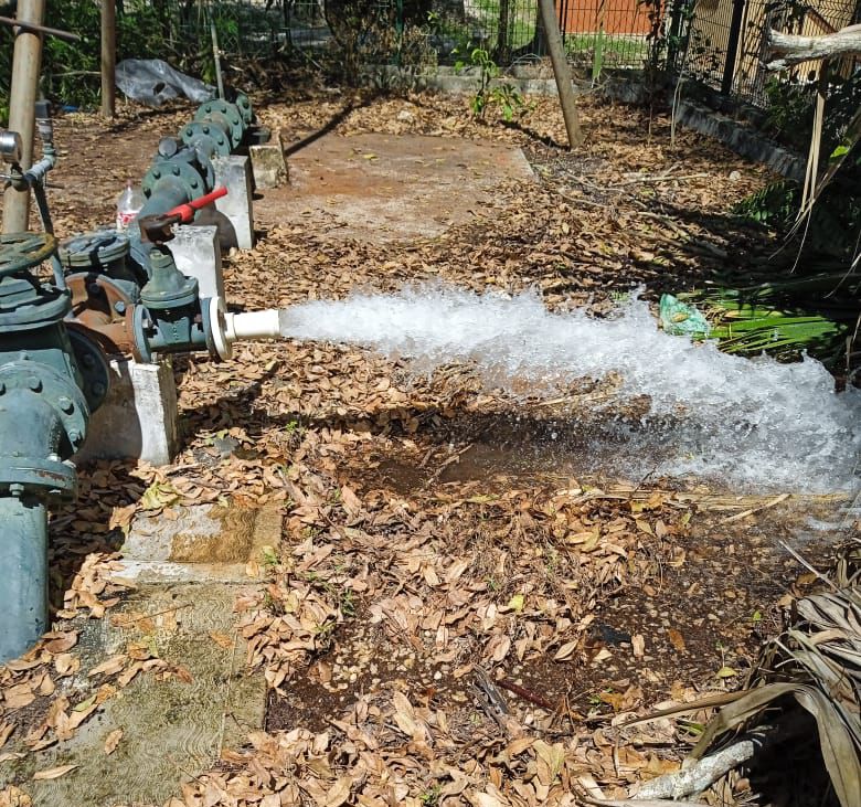 Reactivan bombeo de agua en comunidad de José María Morelos