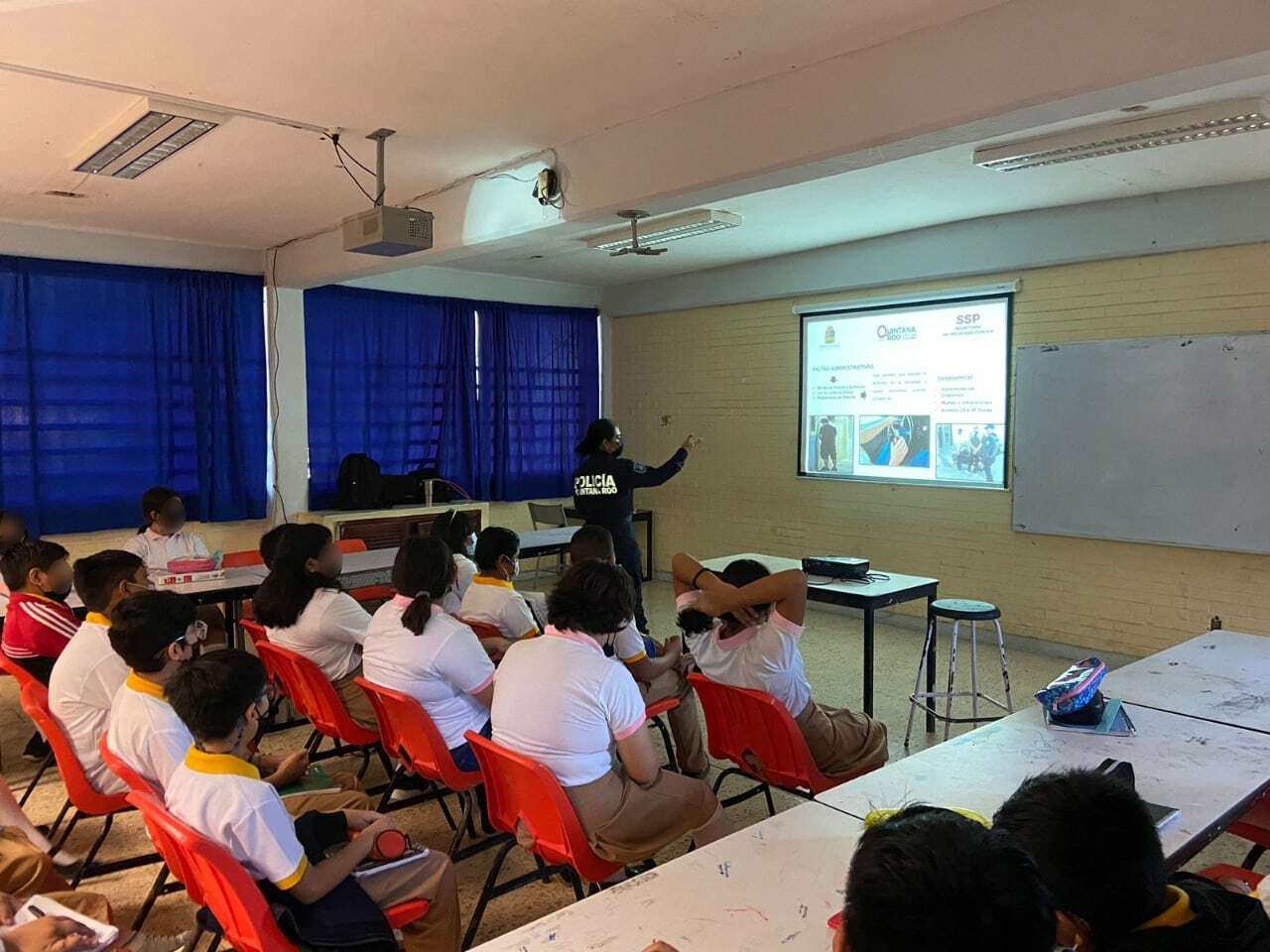 Implementa Seguridad Pública “Escuela Segura” en planteles de Cancún