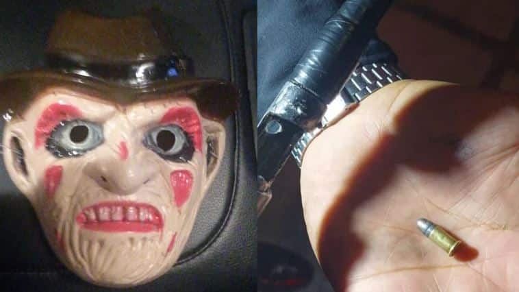 Hombre disfrazado de Freddy Krueger intentó asaltar un oxxo en Guadalajara