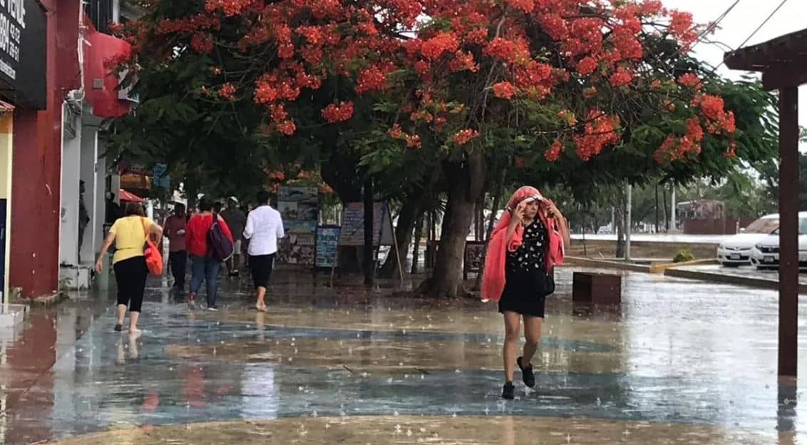 Pronostican lluvias durante el transcurso del día, sobre algunas zonas de Quintana Roo