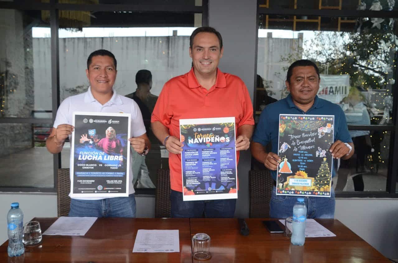 Solidaridad tendrá Torneos Navideños 2022