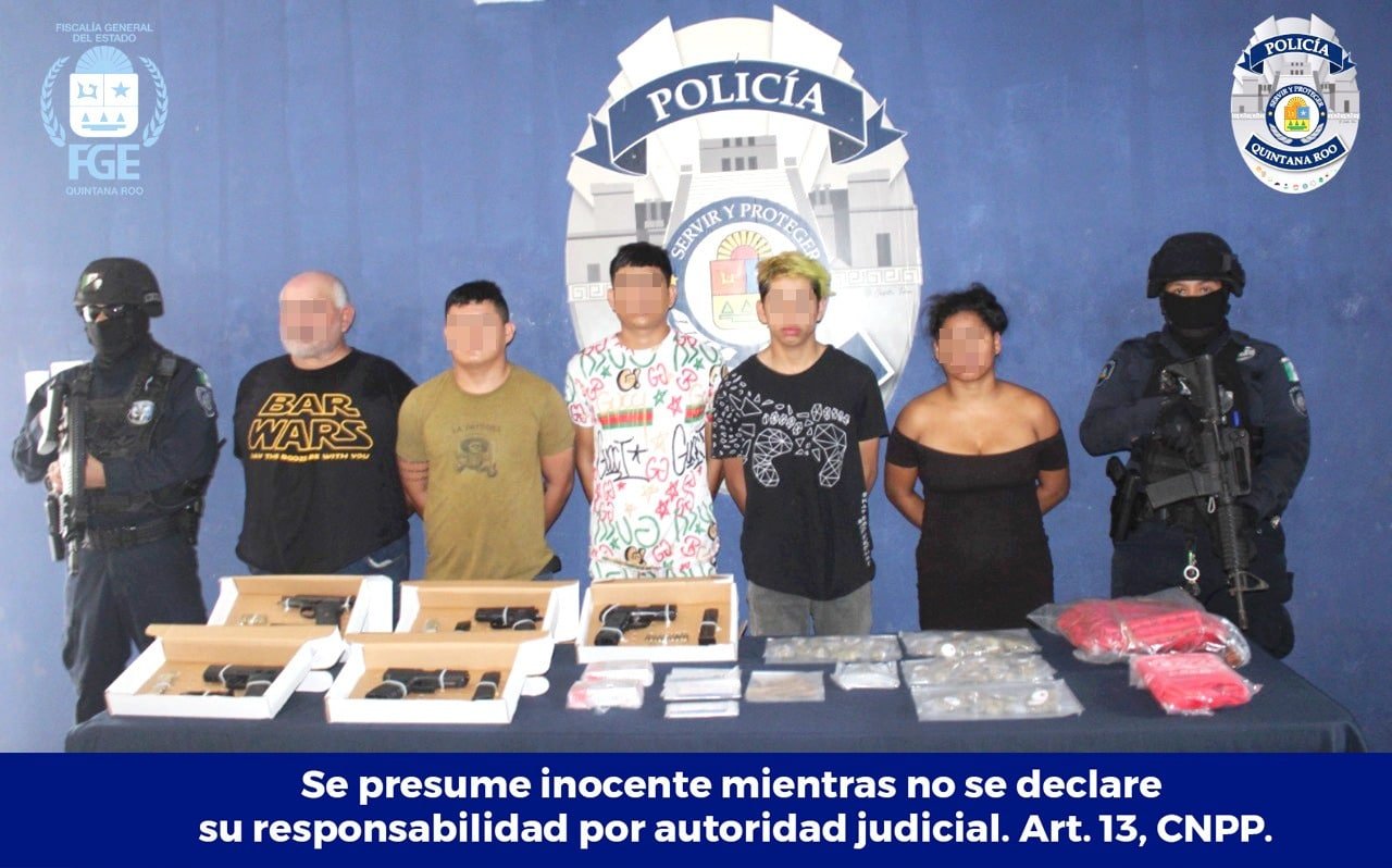 Cae célula delictiva y su líder “El Jaguar” en Cancún