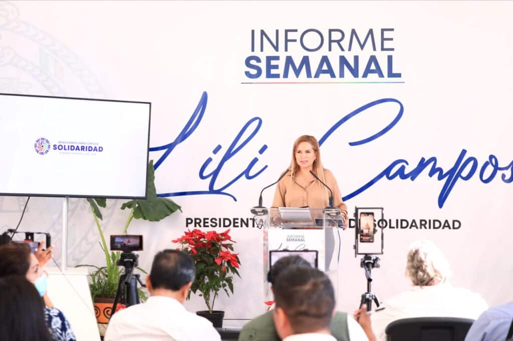 La renovación en Solidaridad no se detiene: Lili Campos