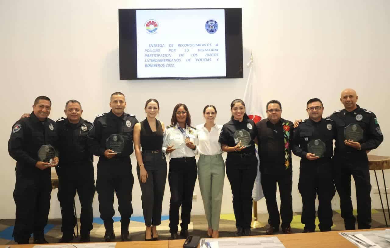 Reconoce Ana Patricia Peralta a elementos de seguridad pública