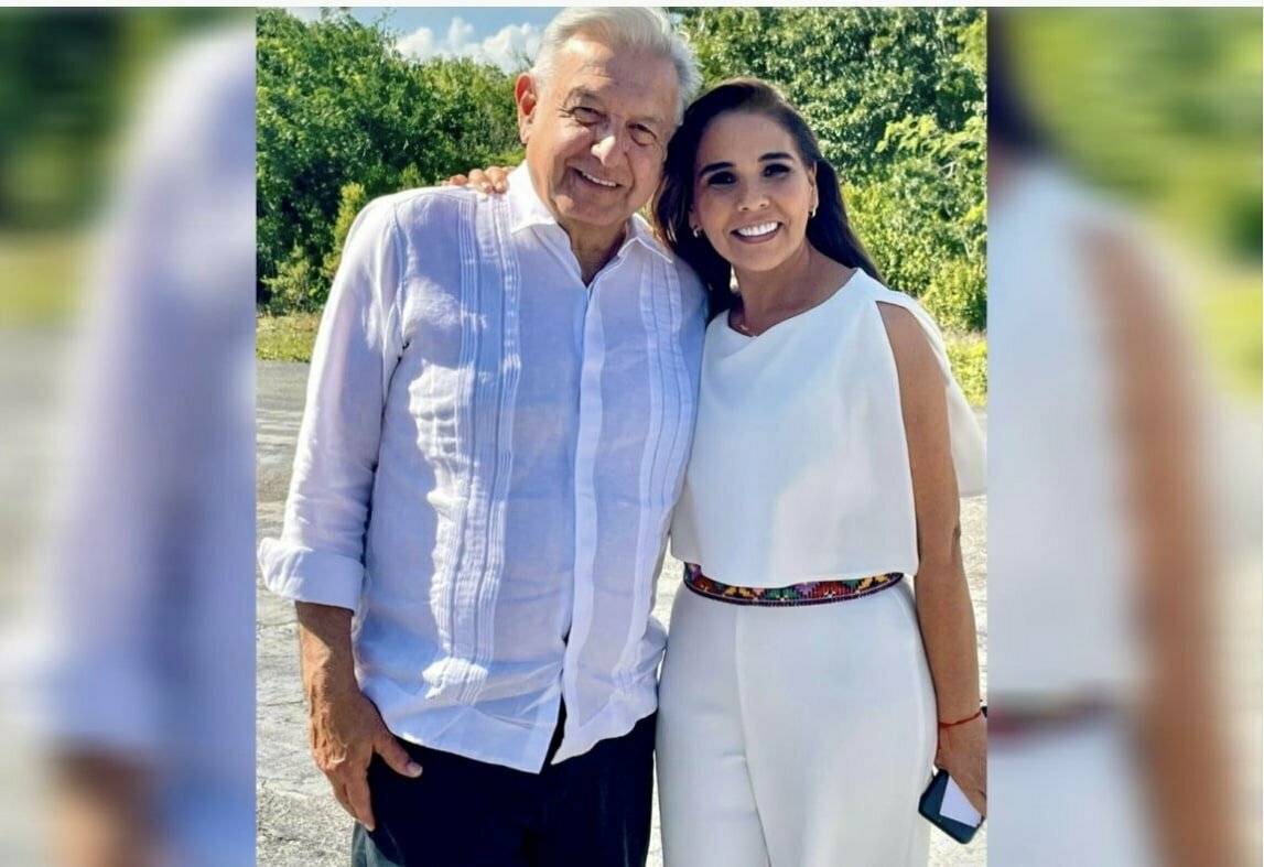 Presidente AMLO y Mara Lezama revisan avance de obras históricas en Quintana Roo