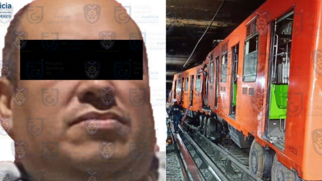 Detienen a conductor por choque de trenes en Línea 3