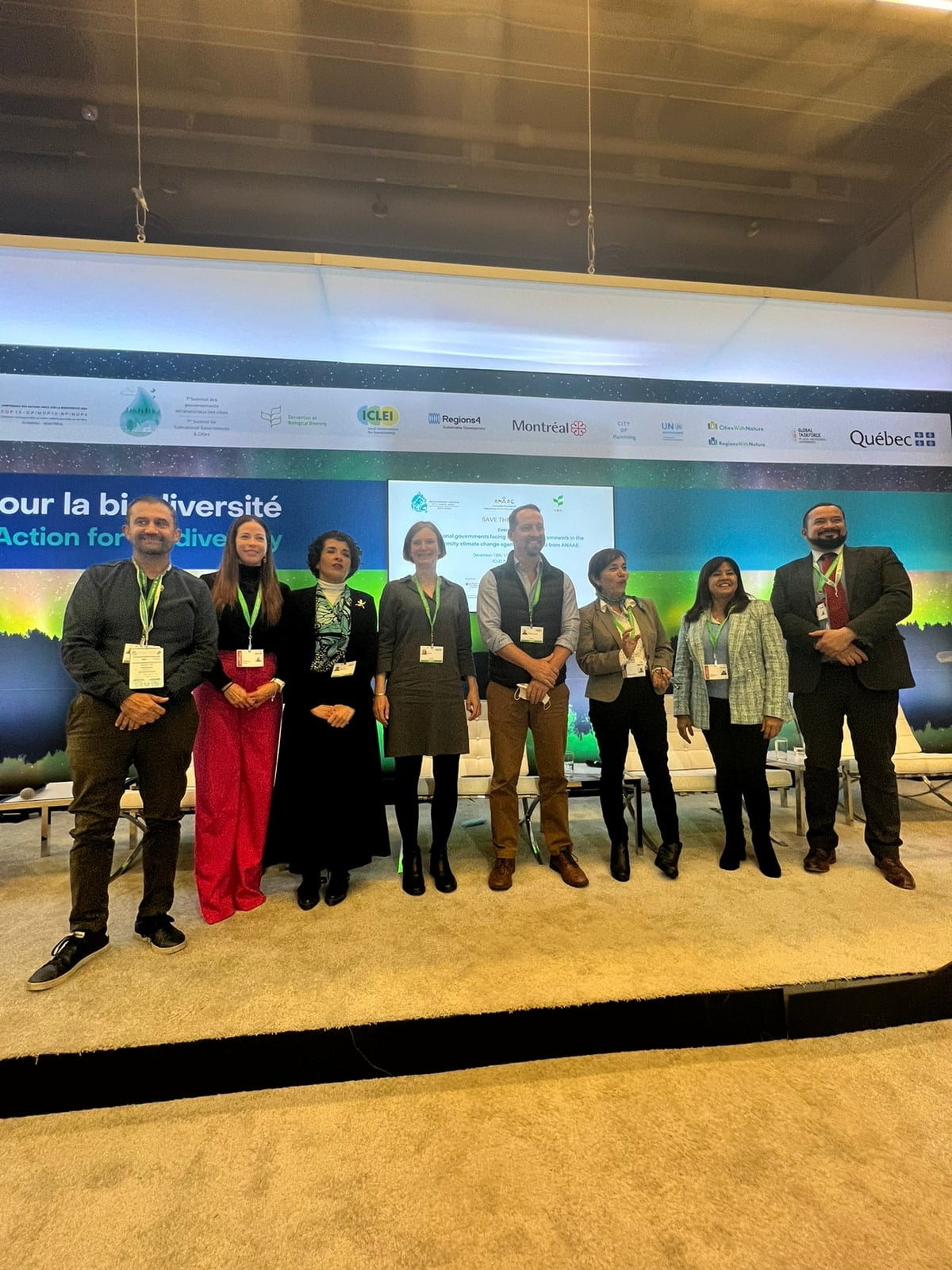 Gobierno de Mara Lezama presente en la COP 15