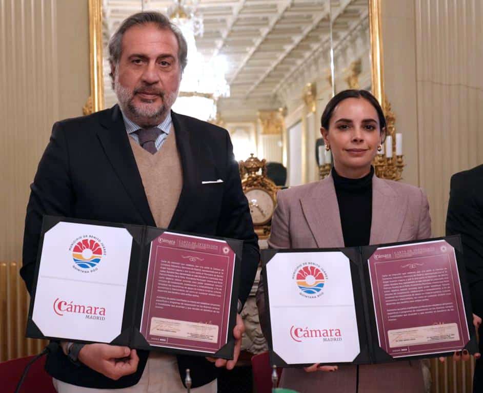 Fortalece Ana Patricia Peralta relación internacional en Madrid