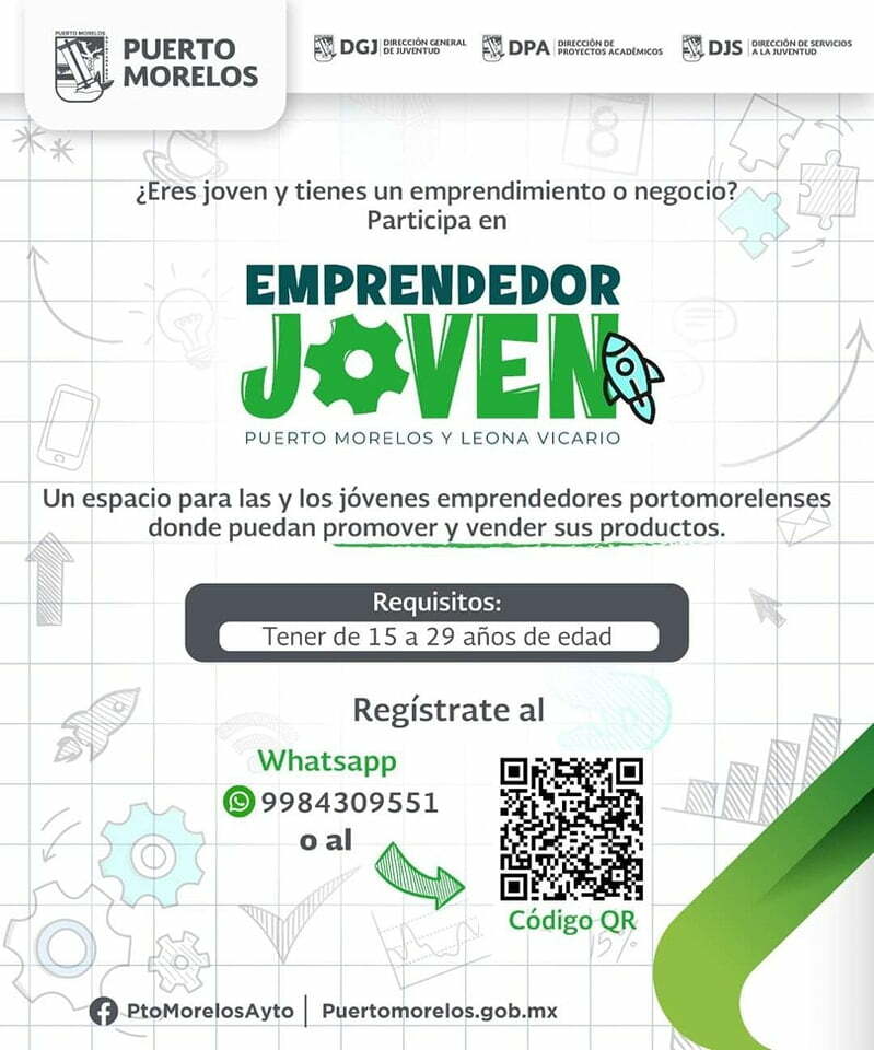 Blanca Merari abre convocatoria del programa Emprendedor Joven, su compromiso de fortalecer a todos los sectores económicos del municipio.