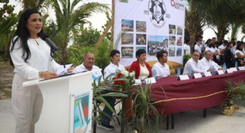 Blanca Merari asiste el 50 aniversario de la Secundaria Técnica #7 