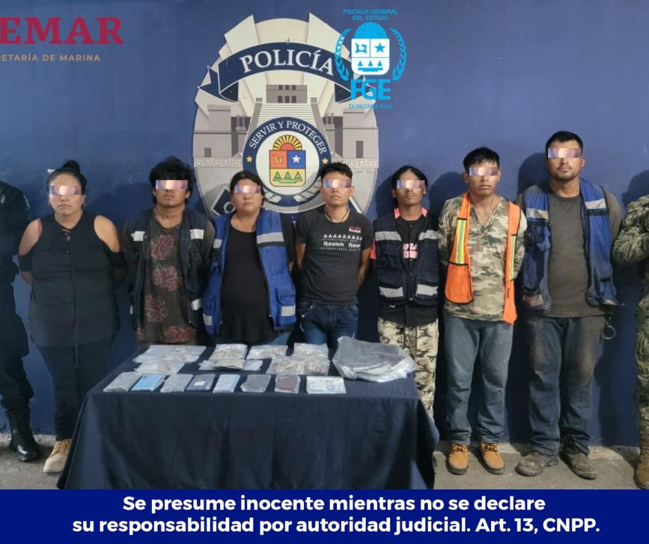 Incauta Seguridad Pública de Q. Roo más de 247 kilos de drogas en 2022-2023