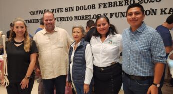 DIF Puerto Morelos une esfuerzos en la campaña “Vive Sin Dolor”