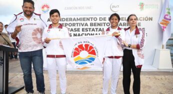 Abanderan a representantes para las olimpiadas CONADE