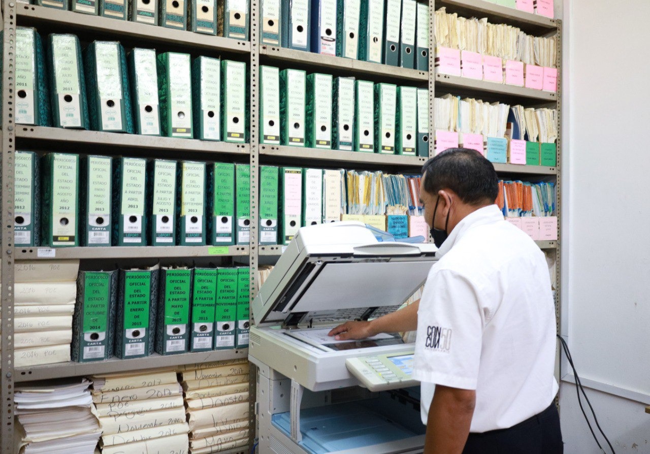 Agilizan resguardo de Archivo Municipal de BJ