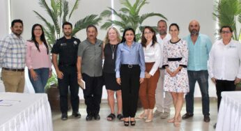 Recibe Blanca Merari a los Cónsules de países norteamericanos