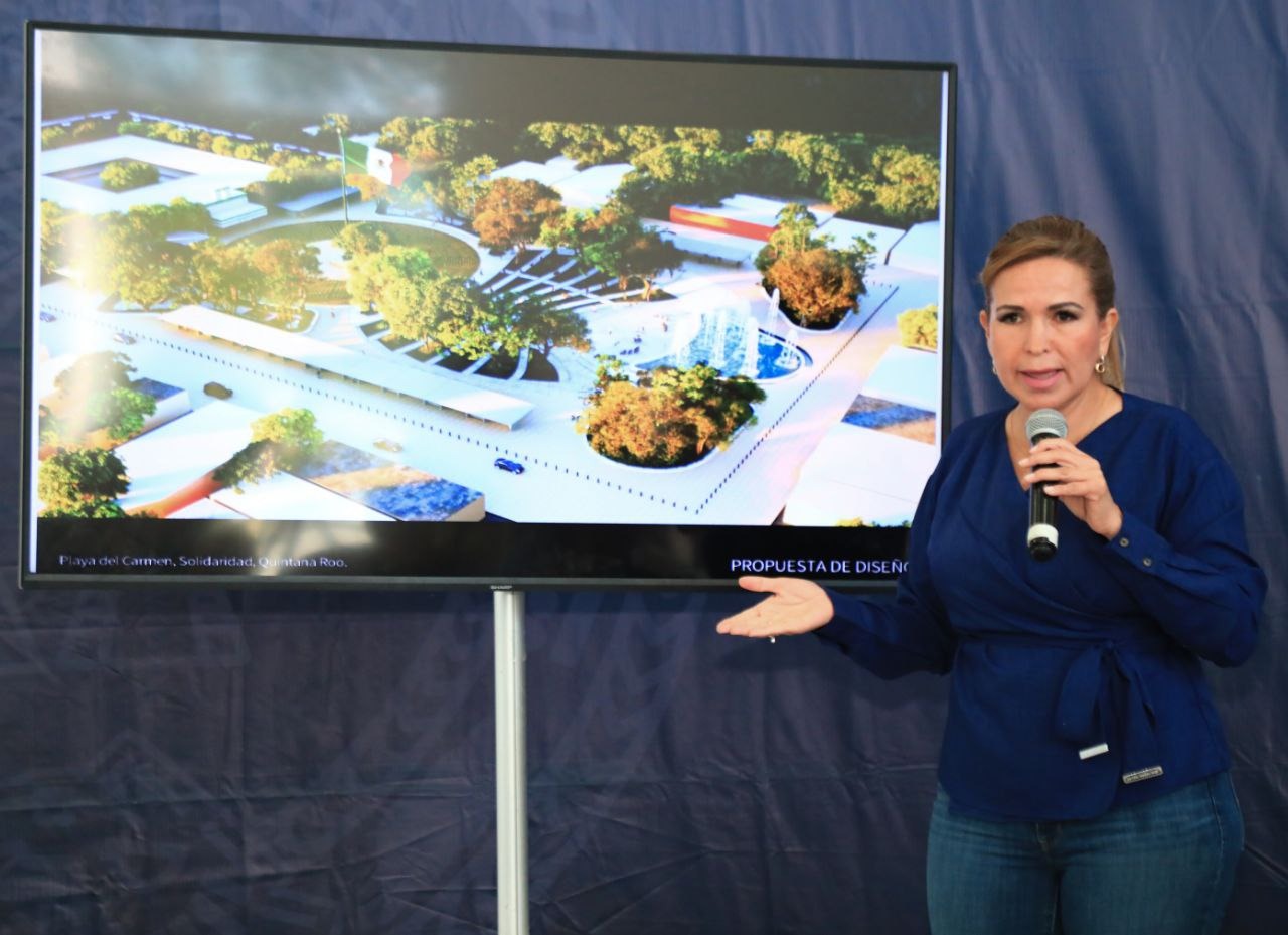 Anuncia Lili Campos remodelación y modernización de Plaza 28 de Julio
