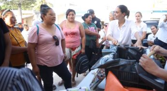 Ana Patricia Peralta siembra esperanza en Tres Reyes