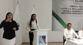 Anuncia Blanca Merari pago de deuda de Puerto Morelos al IMSS