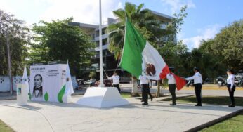 Puerto Morelos conmemora el natalicio de Benito Juárez 