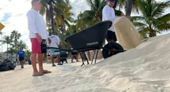 Realizan labores de recuperación de Playa Centro, tras ‘surada’