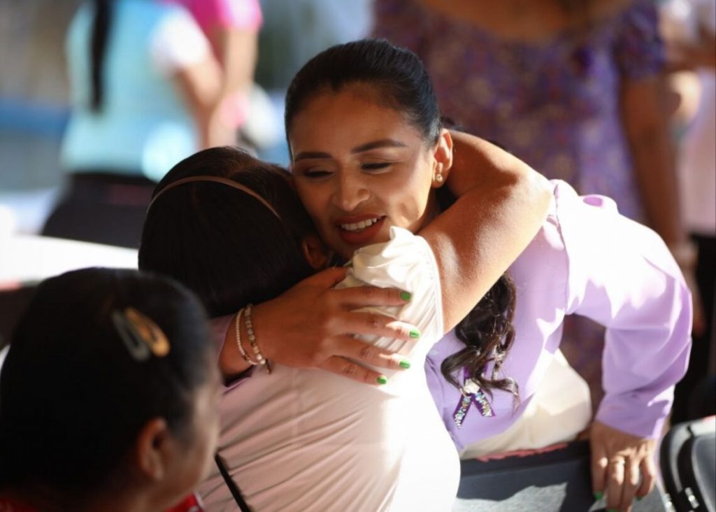 Blanca Merari pide a las mujeres que denuncien abusos y maltrato contra ellas o sus hijos en Puerto Morelos