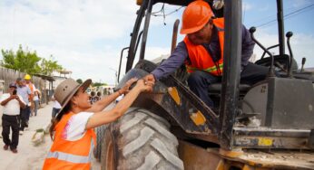 Con mejor infraestructura en drenaje sanitario se cuida el agua: Mara Lezama