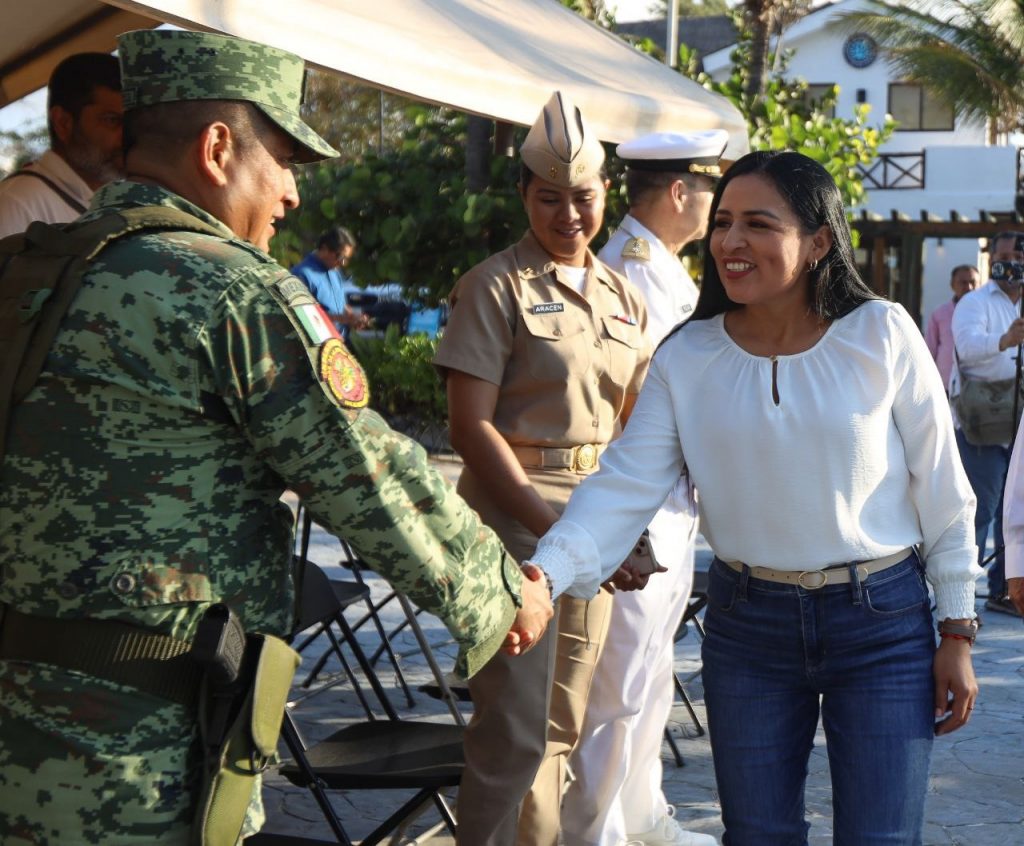 Blanca Merari da el banderazo de inicio del Operativo Vacacional de Semana Santa 2023, para más seguridad en el municipio en estas vacaciones