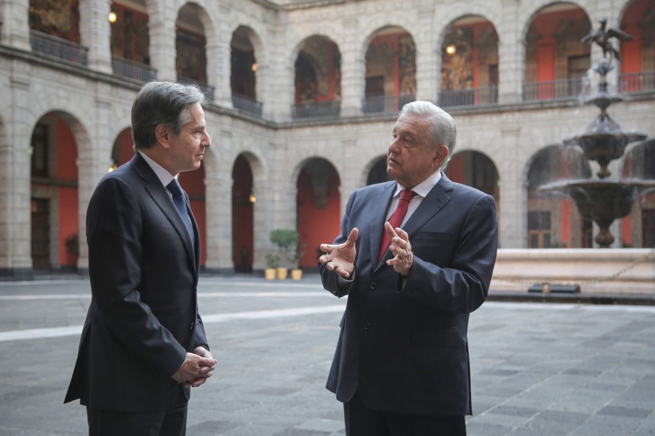 Falso que el narco controle regiones de México como señaló Blinken: AMLO