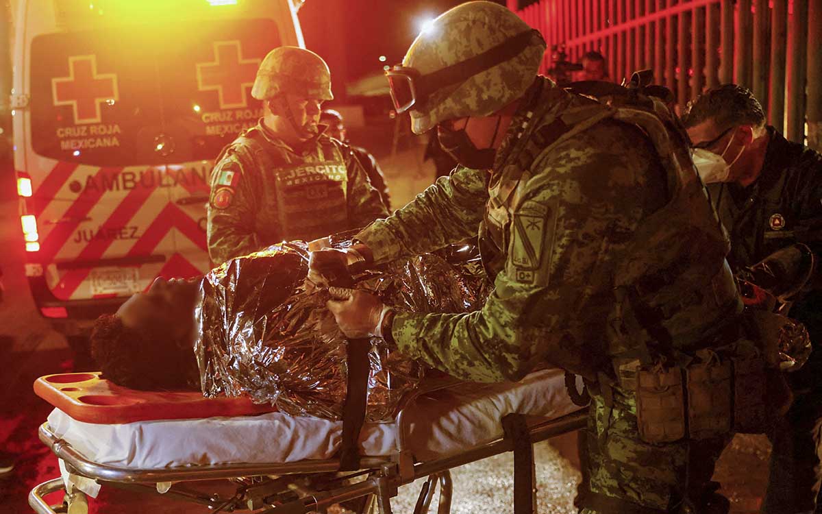 Investiga FGR muerte de los 39 migrantes en Juárez