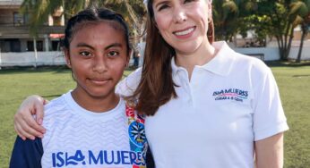 Atenea Gómez promueve al talento deportivo isleño para generar bienestar en el municipio