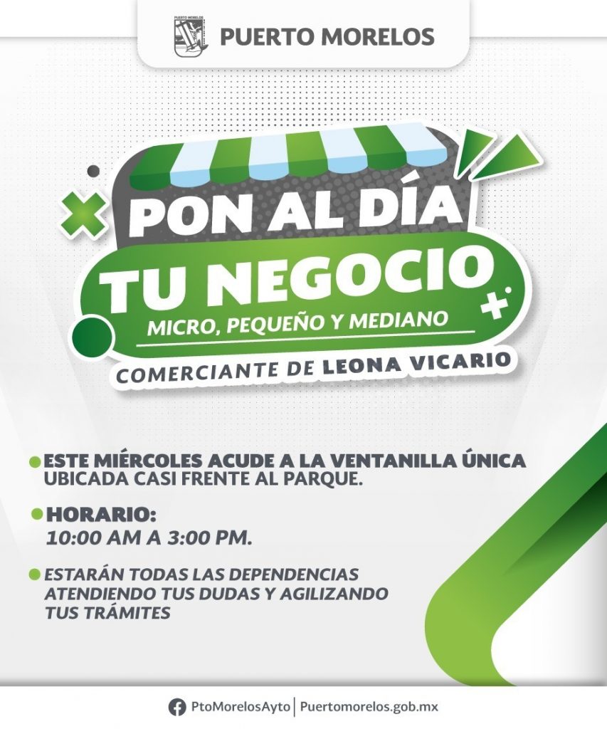 Blanca Merari anunció la jornada de “Pon al día tu negocio”, dirigido a micro, pequeños y medianos comerciantes.