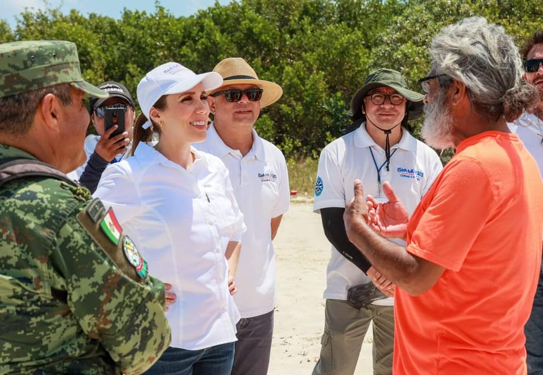 Recorre Atenea Gómez, áreas operativas en Isla Blanca