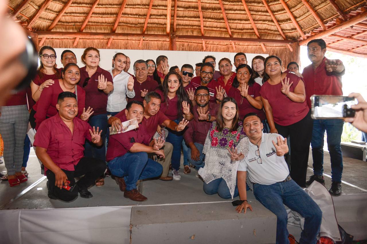 Bacalar ya decidió, #EsClaudia: respaldan sectores a Anahí en Asamblea Informativa