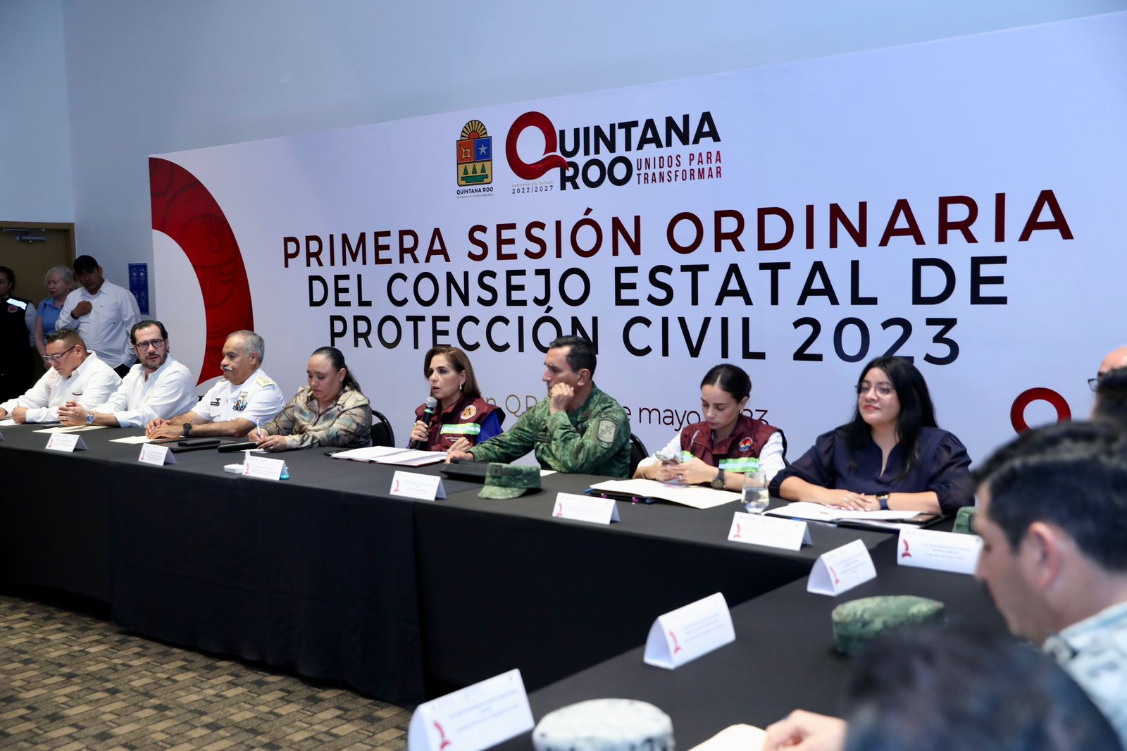 Preside Mara Lezama Consejo Estatal de Protección Civil y destaca cultura de prevención