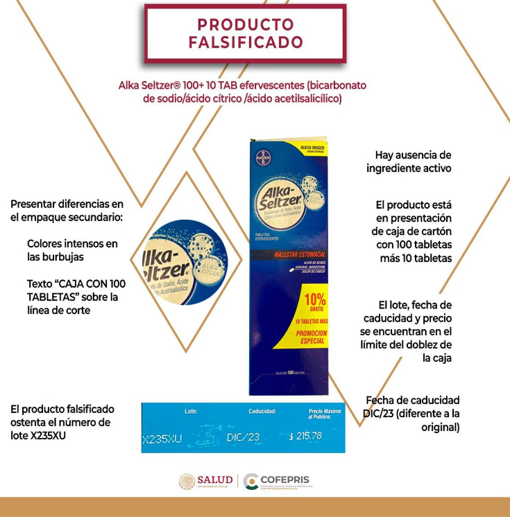 Identifican medicamentos falsificados en México