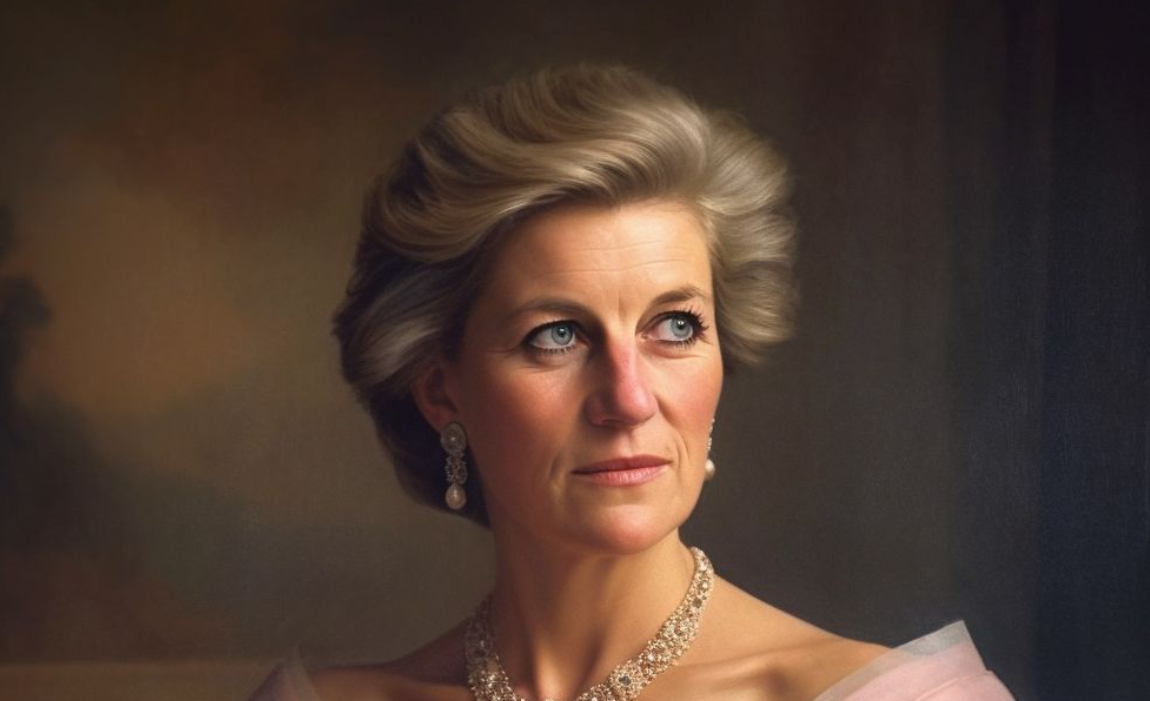 Así se vería Lady Di como reina junto a Carlos III; crean imagen con IA